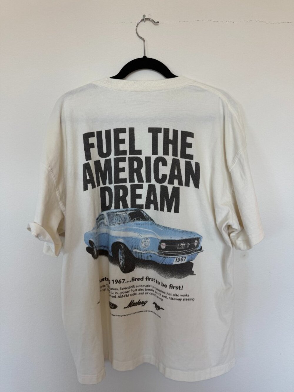 Ford Mustang 1967 Abercrombie & Fitch Soft A&F Shirt Mens Large Graphic XL